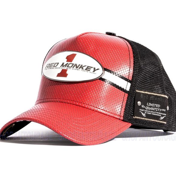 Red Monkey Racing RM1400 New Limited Unisex Snapback Trucker Hat Cap | 3 Colors - Picture 7 of 16